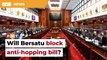Fears of Bersatu senators blocking anti-hopping bill arise following growing tensions with Umno