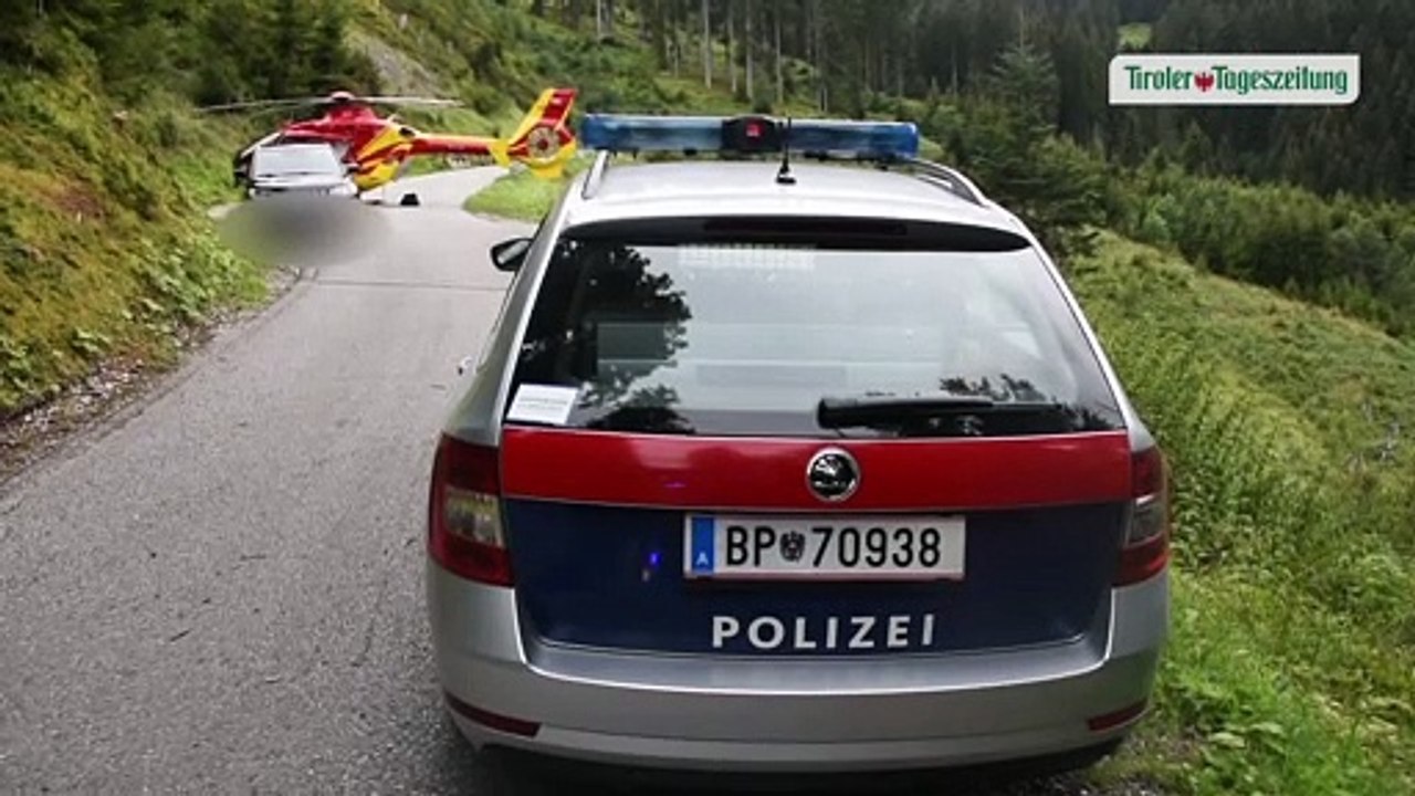 43-Jähriger stürzte mit dem E-Bike in Kaltenbach 25 Meter ab