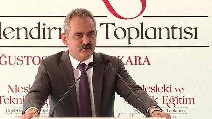 Milli Eğitim Bakanı Özer: "Aslolan şey eğitimde yaparak üreterek öğrenmedir"