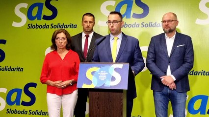 Brífing strany SaS.