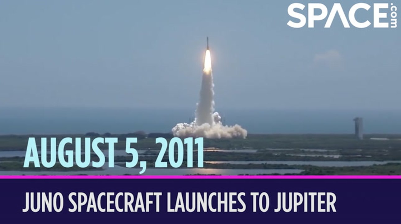 OTD in Space – August 5: Juno Spacecraft Launches to Jupiter