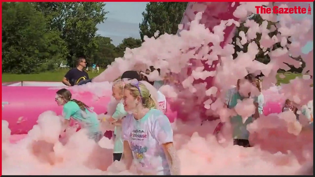 Blackpool Gazette news update 08 August 2022: Families enjoy fun in the foam as Blackpool Bubble Rush returns
