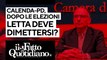 Calenda-Pd, dopo le elezioni Letta si deve dimettere? Segui la diretta con Peter Gomez
