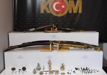 Kayseri haberi... KAYSERİ'DE 150 PARÇA TARİHİ ESER ELE GEÇİRİLDİ 2 GÖZALTI