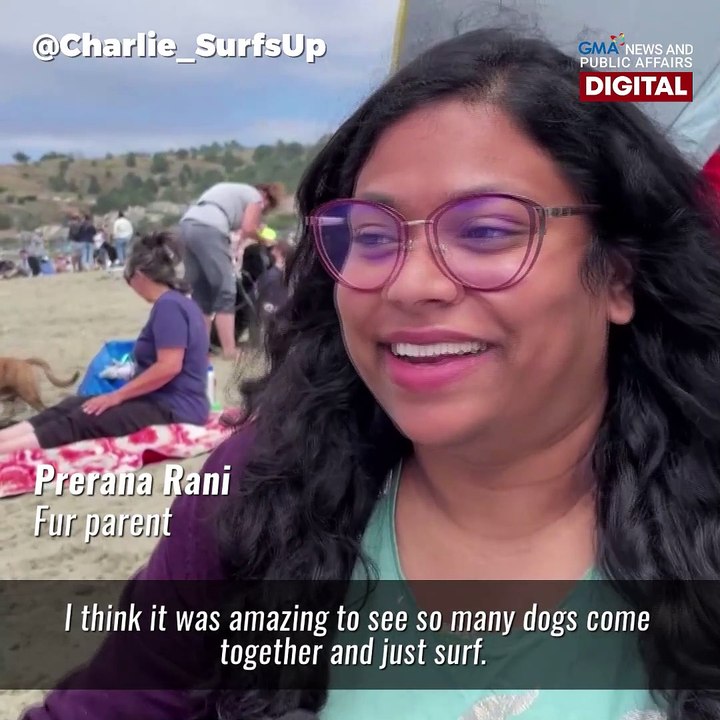 Mga aso, nagpagalingan sa World Dog Surfing Championships | GMA News Feed