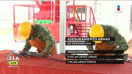 Golpe al narco: Decomisan más de 21 mil armas y más de 5 millones de cartuchos