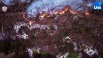 Incendie sur les contreforts de Chartreuse à Voreppe et à la Buisse