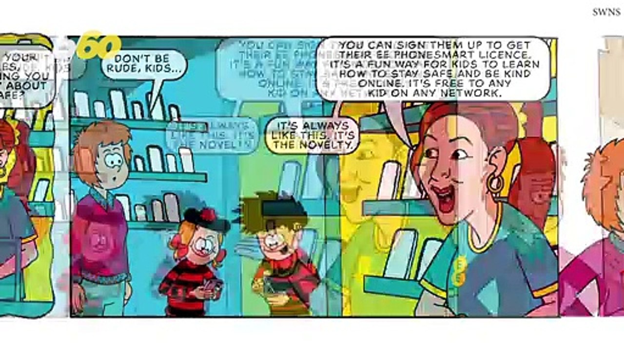 Comic Strip Helps Keep Kids Phone Smart