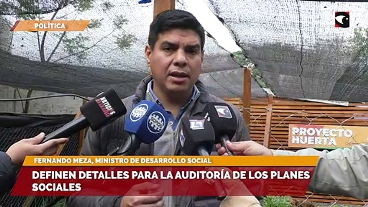 Definen detalles para la auditoría de los planes sociales