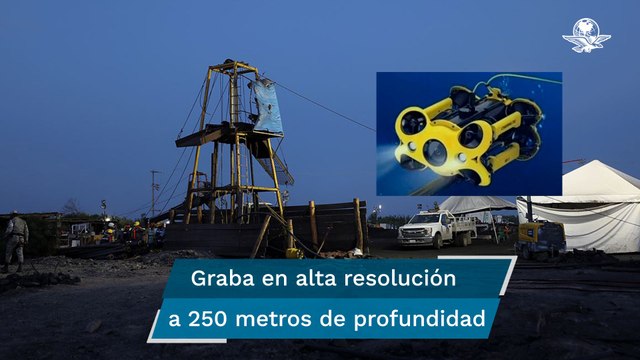 Mina Sabinas Coahuila: dron submarino apoyará el rescate de mineros