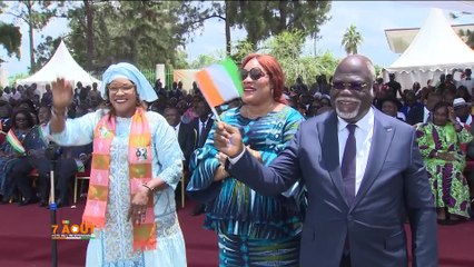 Célébration de l'AN 62 à Yamoussoukro : parade des Districts Autonomes