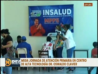 Insalud realiza Mega Jornada de Atención Médica para atender a las comunidades apureñas