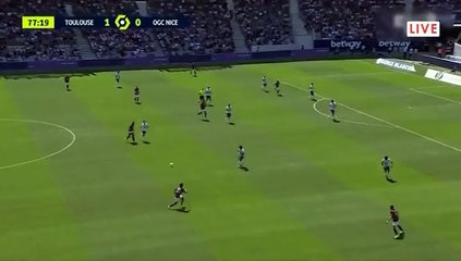 Billal Brahimi signe en puissance sa 1ère passe décisive face à Toulouse en ouverture de la Ligue 1 !