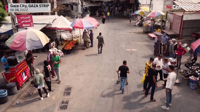 شاهد: الشمس تشرق على غزة وسط هدوء يسود المدينة بعد هدنة بين إسرائيل و الجهاد الإسلامي