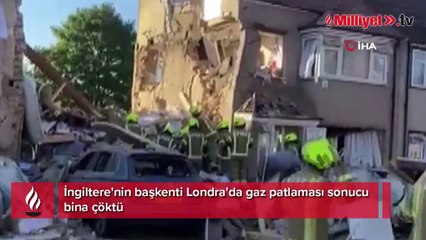 Londra'da gaz patlaması nedeniyle bina çöktü: 1 ölü, 3 yaralı