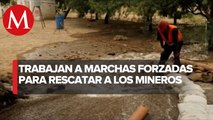 Continúan las labores de rescate para sacar a los mineros atrapados en Coahuila