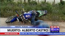 A disparos bolos fuertemente armados asesinaron a un motociclista en Poncaya, Olancho