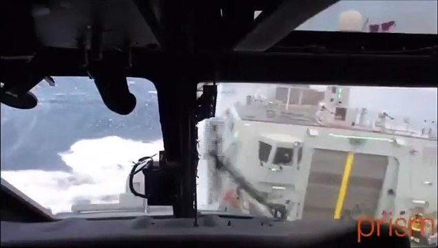 Ce pilote d'hélicoptère en a de grosses pour se poser comme ça