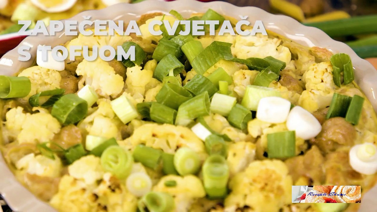 Zapečena cvjetača s tofuom
