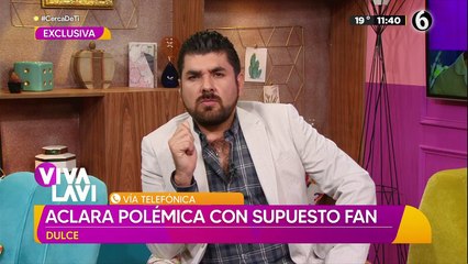 Dulce aclara polémico video con supuesto fan
