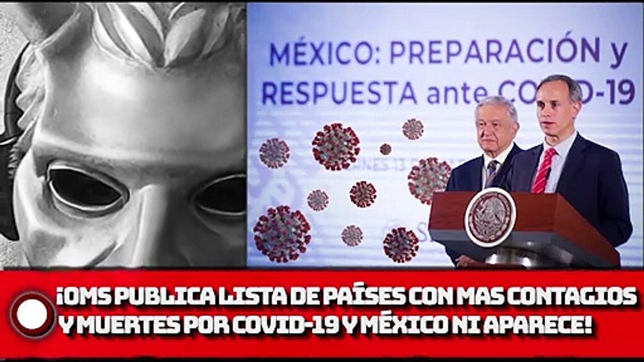 ¡OMS publica lista de países con mas contagios y defunciones por COVlD-19 y México ni aparece!