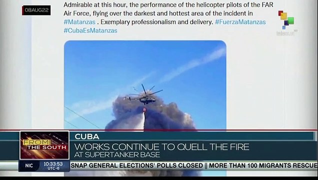 Cuban President highlights heroism in efforts to extinguish fire