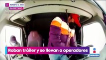 Recuperan tráiler robado en la México-Querétaro