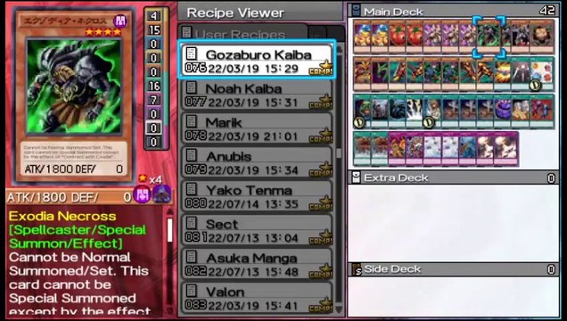 Yu-Gi-Oh! ARC-V Tag Force Special - Gozaburo Kaiba (Anime y Videojuegos) Deck Profile #duelmonsters