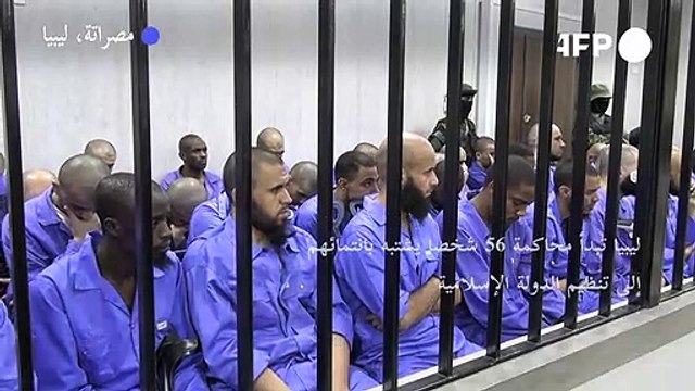 ليبيا تبدأ محاكمة 56 شخصا يشتبه بانتمائهم إلى تنظيم الدولة الإسلامية