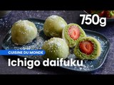 Recette de ichigo daifuku, mochi à la fraise - 750g