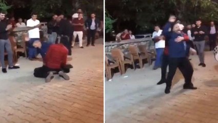 Düğüne baba ve oğulun dansı damga vurdu! İşte o görülmemiş özgün figürler