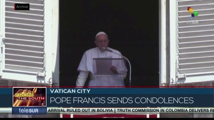 Pope Francis sends condolences to the families of the victims of the accident in Matanzas