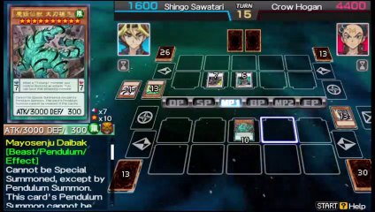Yu-Gi-Oh! ARC-V Tag Force Special PSP - Shingo Sawatari VS Crow Hogan #ARCV #RJ_Anda #5Ds #OCG
