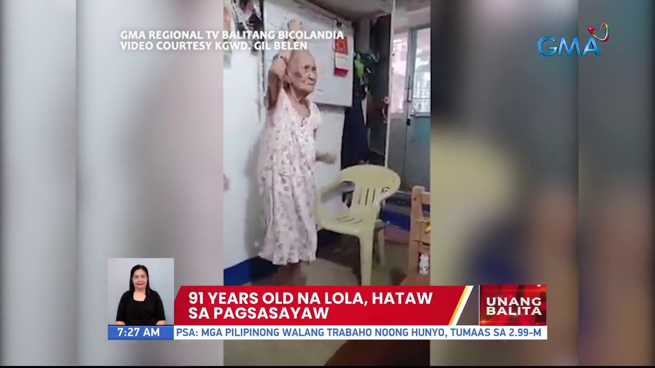91 years old na lola, hataw sa pagsasayaw | UB