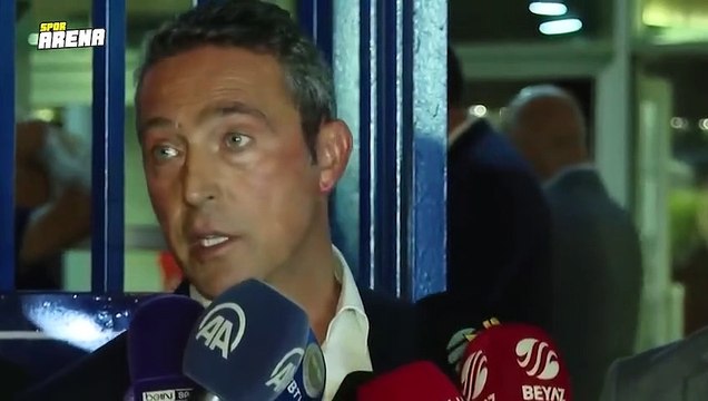 Fenerbahçe başkanı Ali Koç, Ümraniyespor mücadelesinin ardından konuştu! Belki de hayırlı bir sonuç