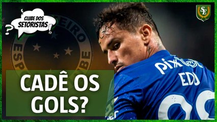Edu enfrenta jejum de 11 jogos sem gols no Cruzeiro