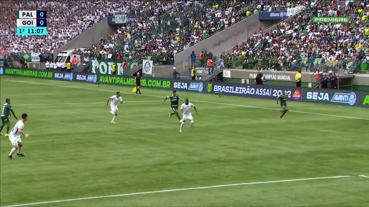 Palmeiras x Goiás (Campeonato Brasileiro 2022 21ª rodada) 1° tempo