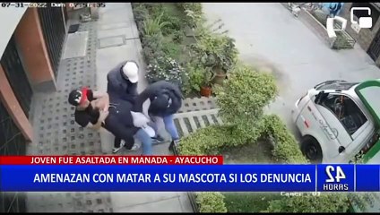 Robo en manada: Asaltan a hombre y amenazan con que matarán a su mascota si los denuncia