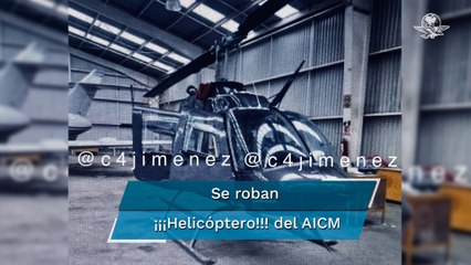 Reportan robo de un helicóptero en el AICM; corresponde a FGR investigar caso: Sheinbaum