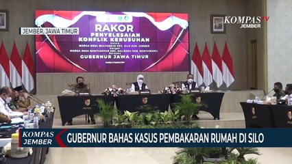 Gubernur dan Bupati Bahas Kasus Pembakaran Rumah Warga Mulyorejo Jember
