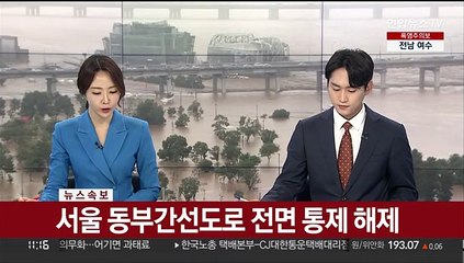 [속보] 서울 동부간선도로 전면 통제 해제