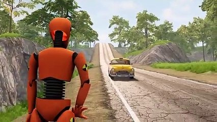 Giant Stone Ball vs Cars  BeamNG.Drive