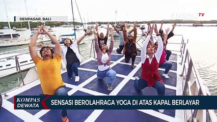 Sensasi Yoga Di Atas Kapal Berlayar