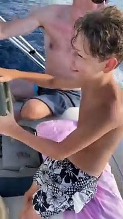 Christine Bravo présente son petit-fils Felipe