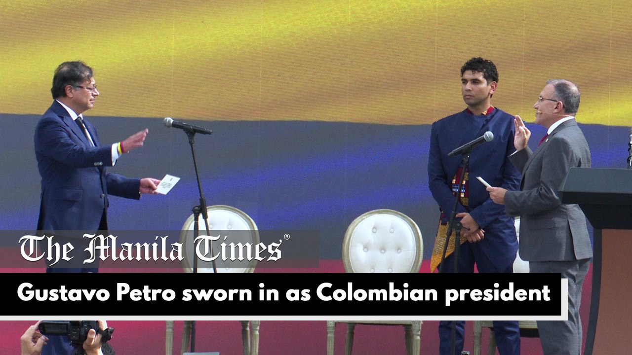 Gustavo Petro sworn in as Colombian president