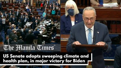 US Senate adopts sweeping climate and health plan, in major victory for Biden
