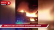 Ankara'da 2 katlı ahşap atölyesinde yangın