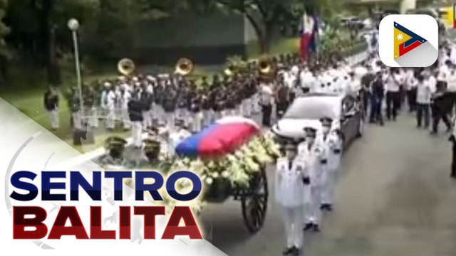 Dating Pangulong Fidel V. Ramos, naihatid na sa huling hantungan; State Funeral, iginawad sa dating Pangulo