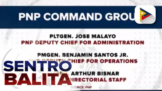 Mga matataas na opisyal ng PNP, binalasa ; Maraming rehiyon sa bansa, nagkaroon din ng bagong regional directors