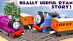 Thomas and Friends Really Useful All Engines Go Toy Train Story With Annie And Clarabel Cartoon for Kids Children